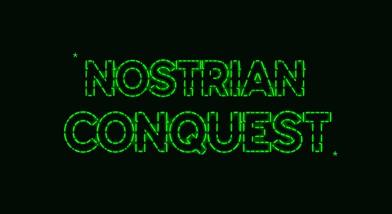 Nostrian Conquest terminal banner